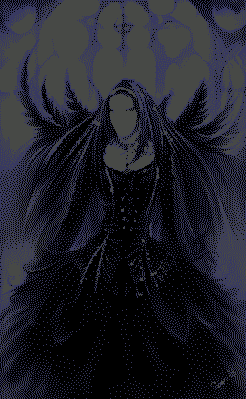Gif animé gothique poupée